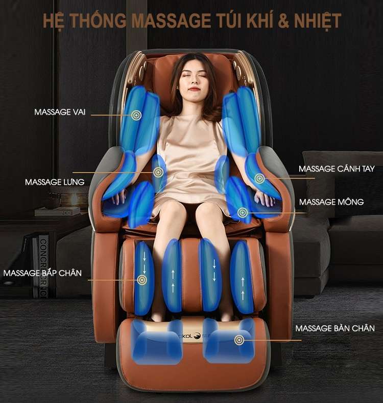 Ghế massage cao cấp Royal Sky Black Hole