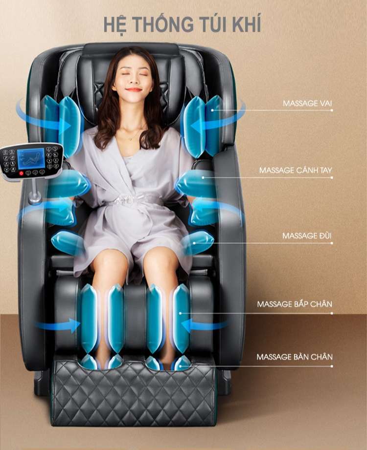 Ghế massage cao cấp Royal Sky Saturn chất lượng bền bỉ
