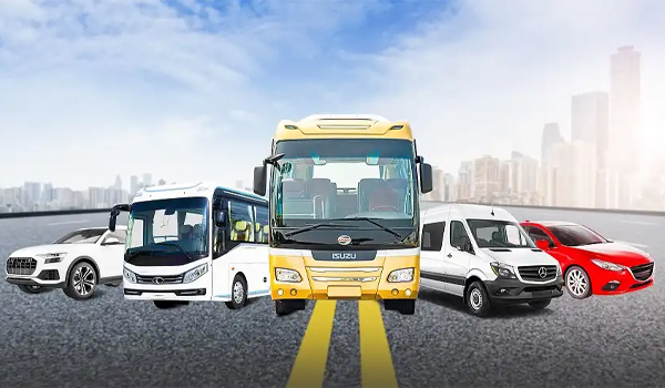 Dịch vụ cho thuê xe du lịch bao gồm nhiều loại xe như 4 chỗ, 7 chỗ, 16 chỗ, 29 chỗ, 34 chỗ, 45 chỗ,...