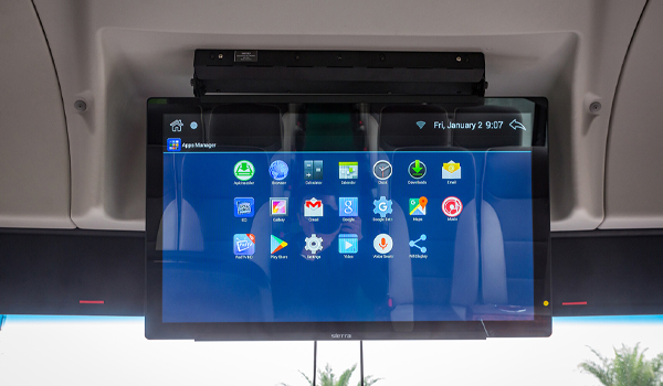 Các dòng xe du lịch hiện đại được trang bị đầy đủ tiện nghi